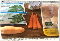 Resep Makanan Anjing Ayam & Sayuran menggunakan slow cooker